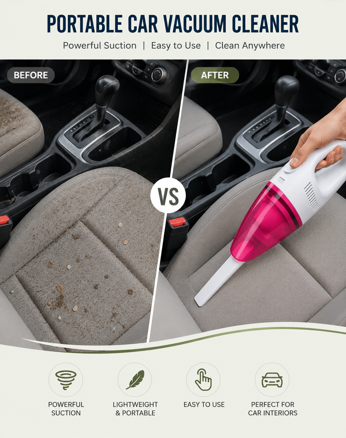 Portable Car Vacuum Cleaner
